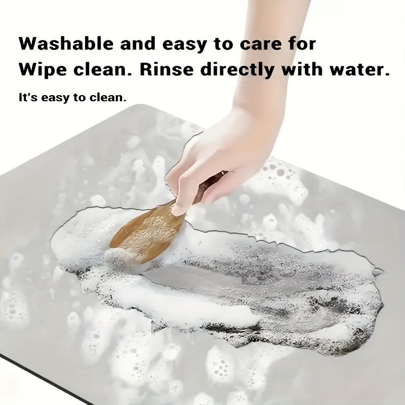 L-Shaped Non-Slip Floor Mat fo - Home Bathroom Mats บทวิจารณ์และราคา