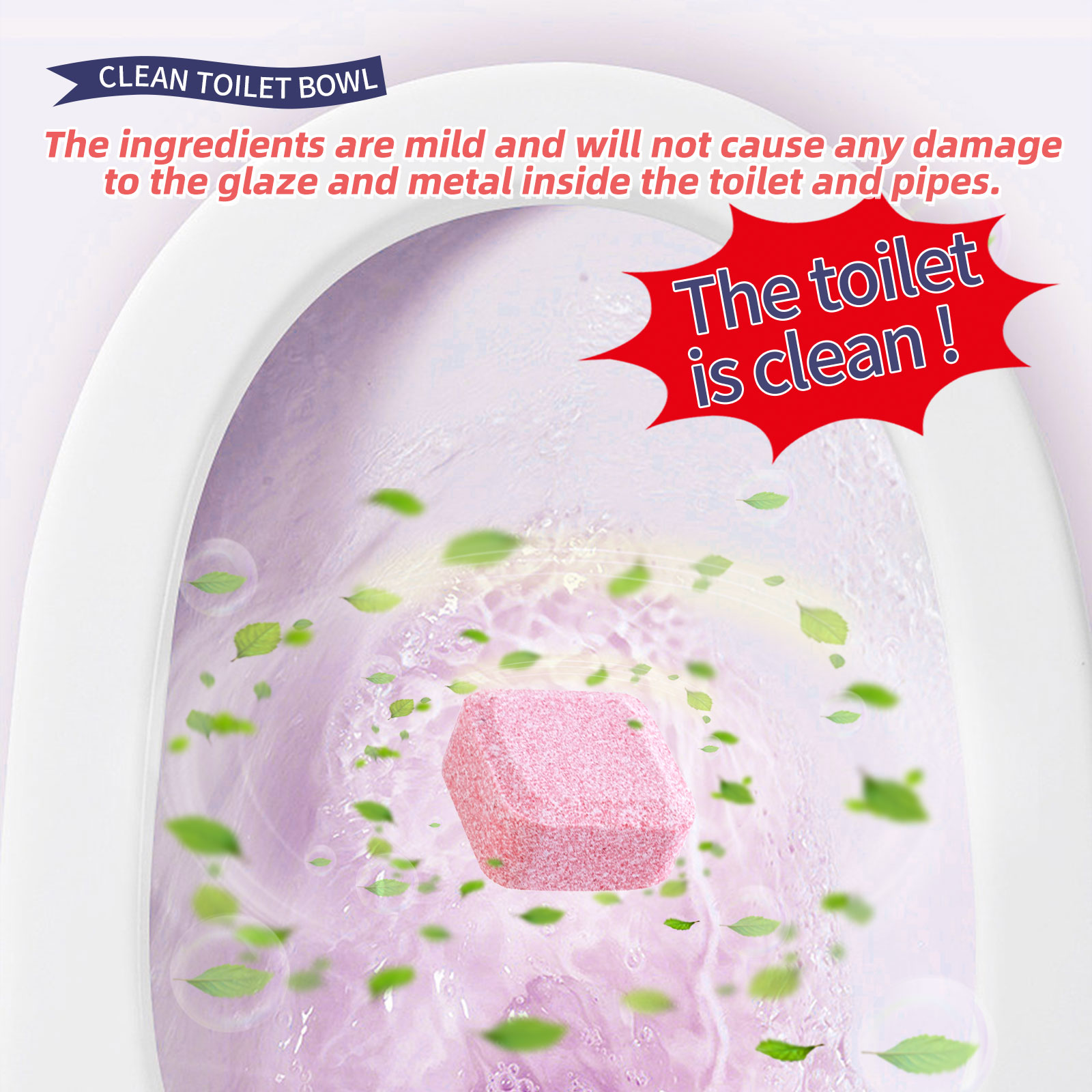 12pcs Toilet Cleaning Tablet R - Home Bathroom Urinal บทวิจารณ์และราคา